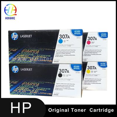 Các hộp mực laser nguyên bản cho HP Color LaserJet Professional CP5225dn CP5225n 307A CE740A CE741A CE742A CE743A Máy in LaserJet Toner Cartridge