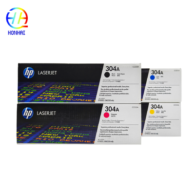 Các hộp mực tông gốc 304A CC530A CC531A CC532A CC533A - Bộ 4 bộ cho máy in laserjet màu HP cp2025, CM2320fxi MFP, CM2320n MFP, CM2320nf MFP, CP2025dn, CP2025n, CP2025x