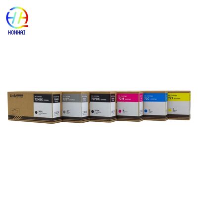 HP 72 Bộ hộp mực 6 màu tương thích với DesignJet T610 T770 T1200 cho đầu ra chống mờ